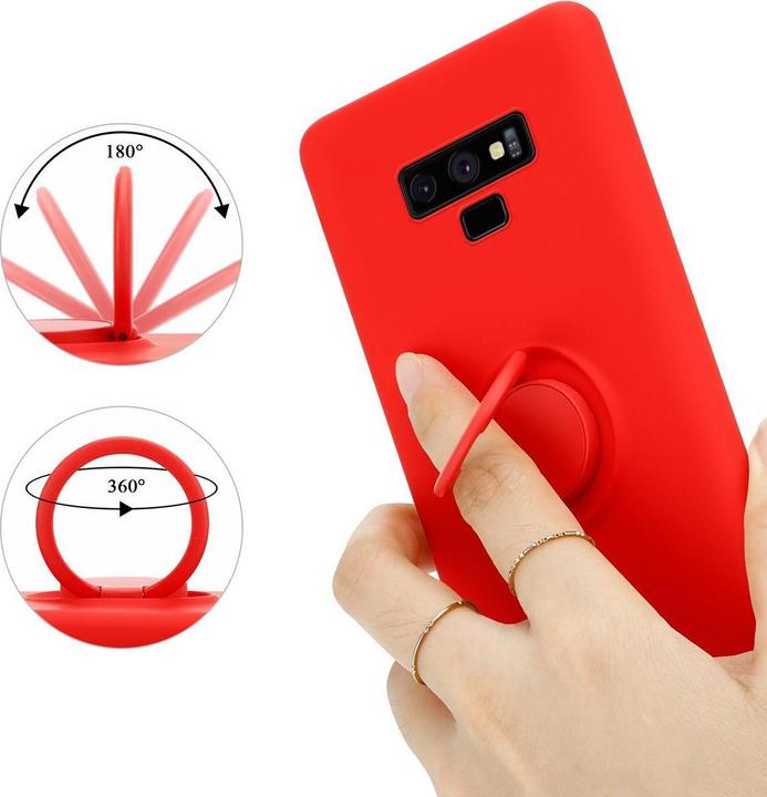 Actual product image Cadorabo TPU Liquid Ring Silicone Case Cover (Samsung Galaxy Note 9)