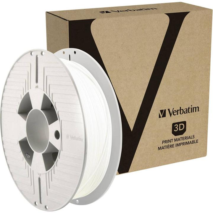 Actual product image Verbatim White, RAL 9003 (Carbon, PMMA, 1.75 mm, 500 g)