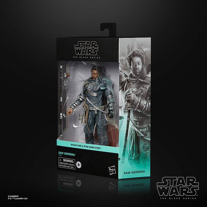 Actual product image Hasbro The Black Series Saw Gerrera 15 cm grosse Sammelfigur zu Rogue One: A Star Wars Story, für