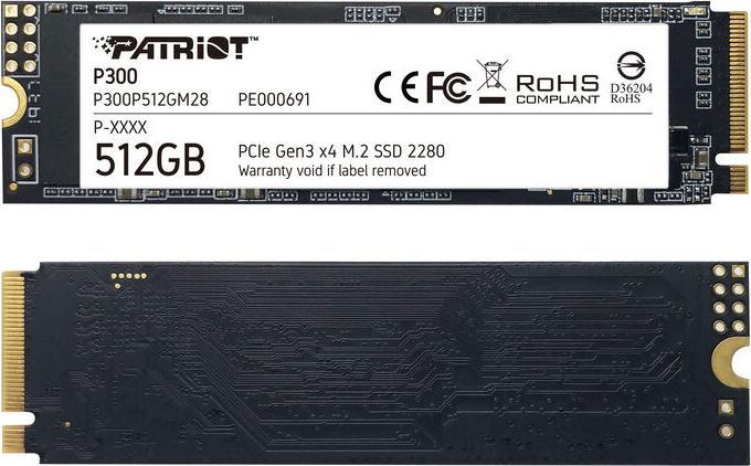 Productafbeelding Patriot P300 (512 GB, M.2 2280)