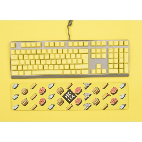Mionix Keycaps French Fries DE (DE, Kabelgebunden), Tastatur, Gelb