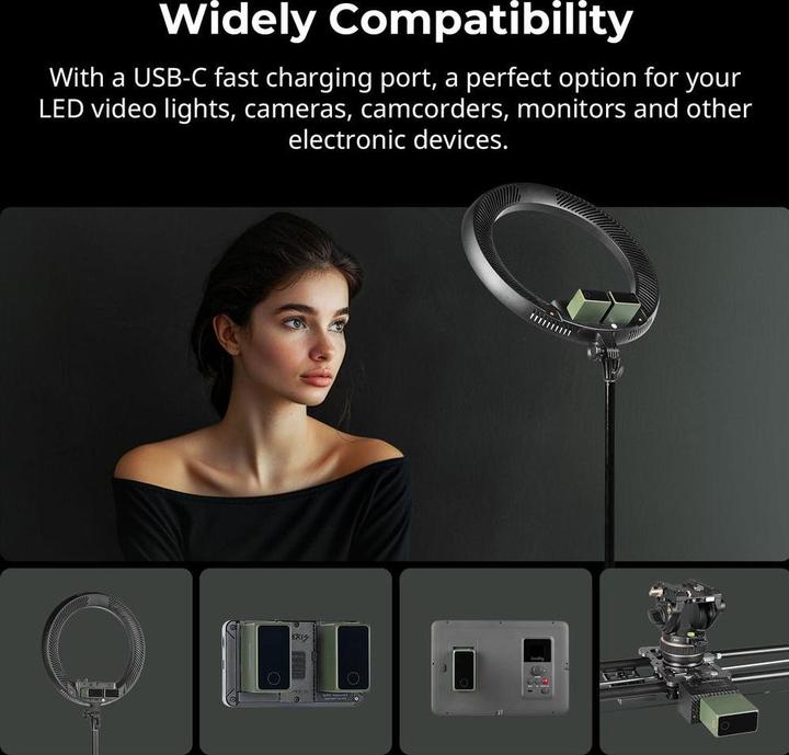 Image du produit SmallRig Pile USB-C rechargeable pour appareil photo 4577 (Batterie de l'appareil photo)