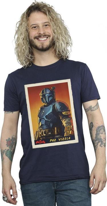Produktbild Star Wars The Mandalorian Paz Vizla Card TShirt (4XL)