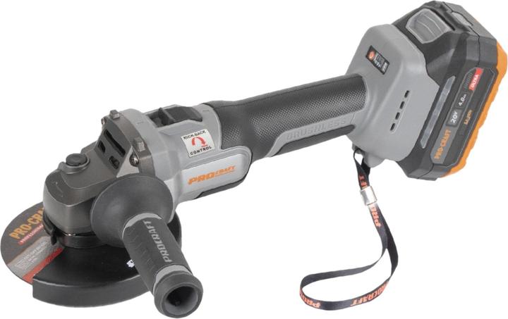 Produktbild Procraft Industrial AG125Abb Akku Winkelschleifer 20 V 125 mm Brushless Solo - ohne Akku, ohne (125 mm)