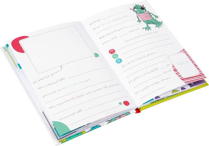 Actual product image Goldbuch Monster friend book (A5)
