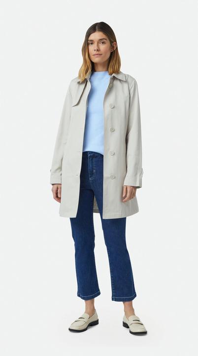 Actual product image Comma Strickpullover Schmaler Feinstrick-Pullover mit Ripp-Detail (32)