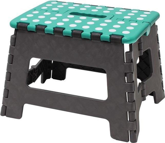 Universal Textiles Kleiner klappbarer Tritthocker aus Kunststoff 22cm (150 kg)