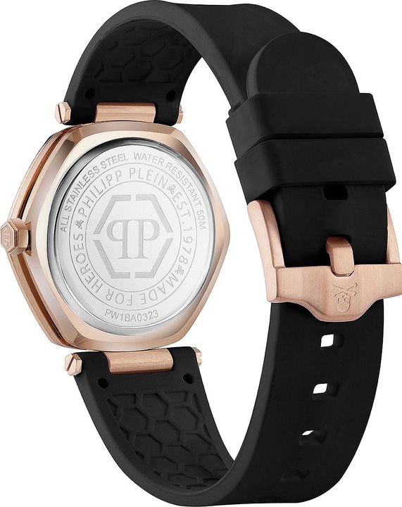 Actual product image Philipp Plein PW1BA0323 The Hexagon (Analogue wristwatch, 38 mm)