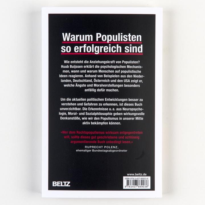 Productafbeelding Die Psychologie des Populismus (Duits, Huub, Buijssen, 2025)