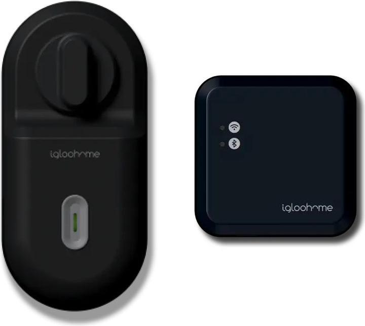 Actual product image Igloohome Retrofit Lock + Keypad + Bridge