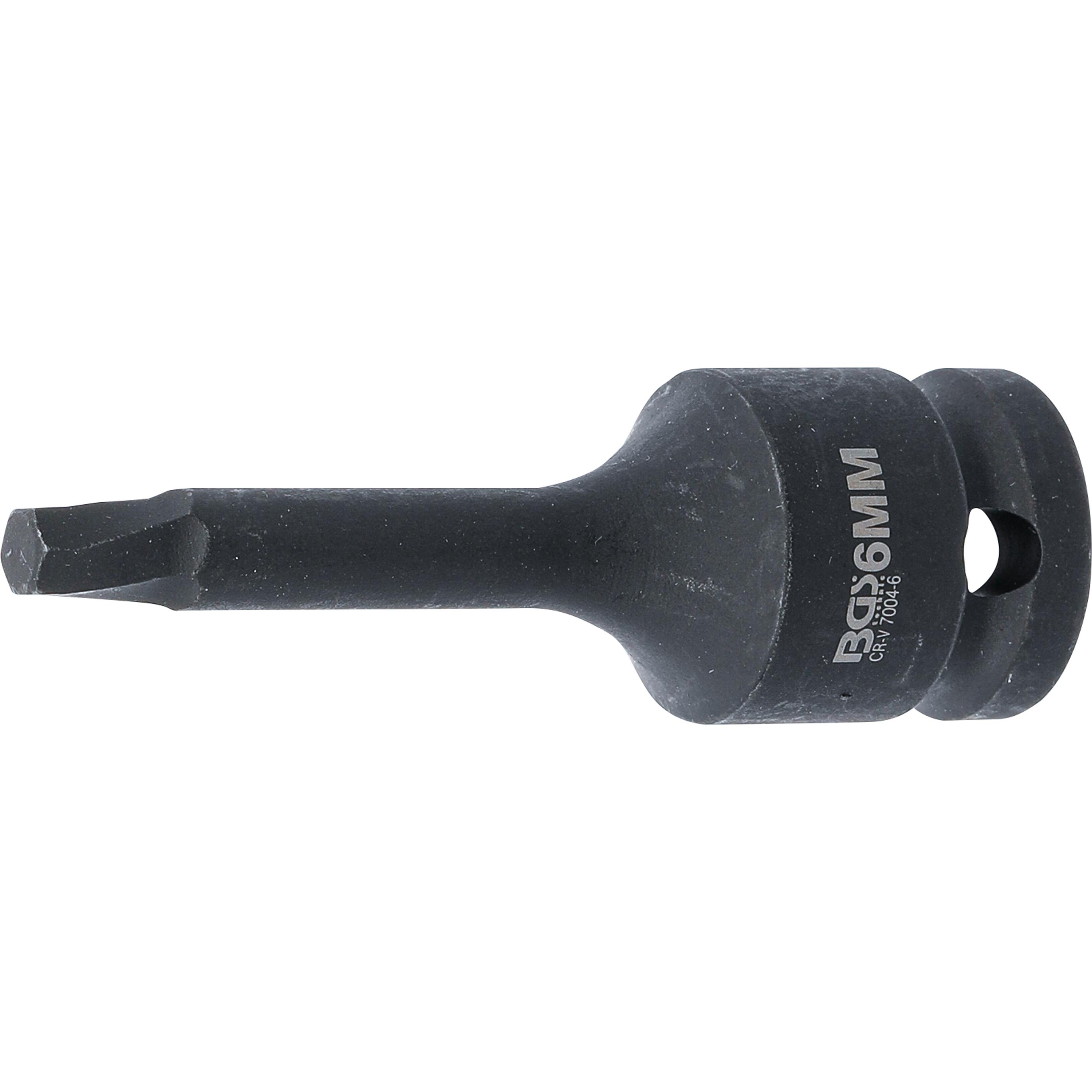 BGS, Gewindeschneider + Gewindebohrer, Schraubenausdreher Antrieb Innenvierkant 12,5 mm (1/2") für defekten Innensechska...