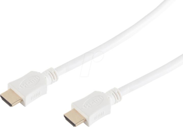 Shiverpeaks HDMI A-Stecker auf HDMI A-Stecker 10,0 m weiss (10 m, HDMI, 1.4)