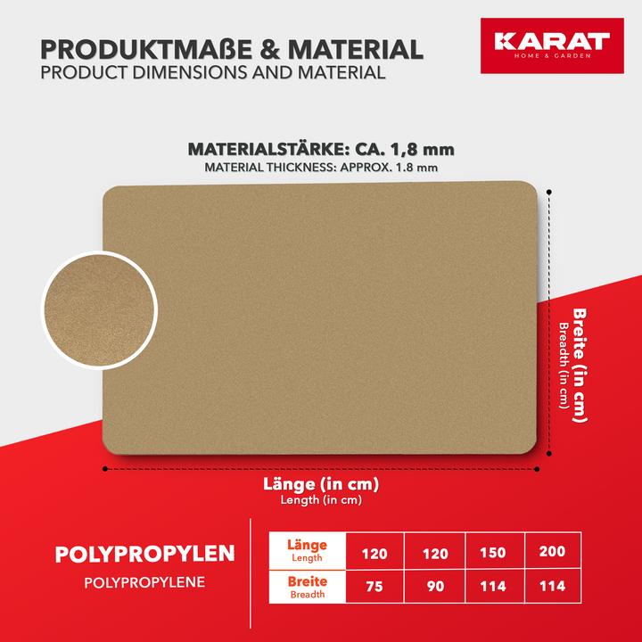 Produktbild Karat Bodenschutzmatte Color (114 x 150 cm)