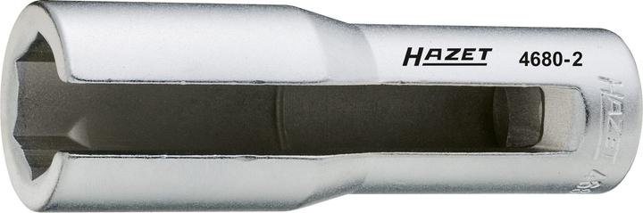 Produktbild HAZET Lambda-Sonden Einsatz 4680-2 ∙ Vierkant12,5 mm (1/2 Zoll) ∙ Aussen Sechskant Profil ∙ 22 mm (22 mm)