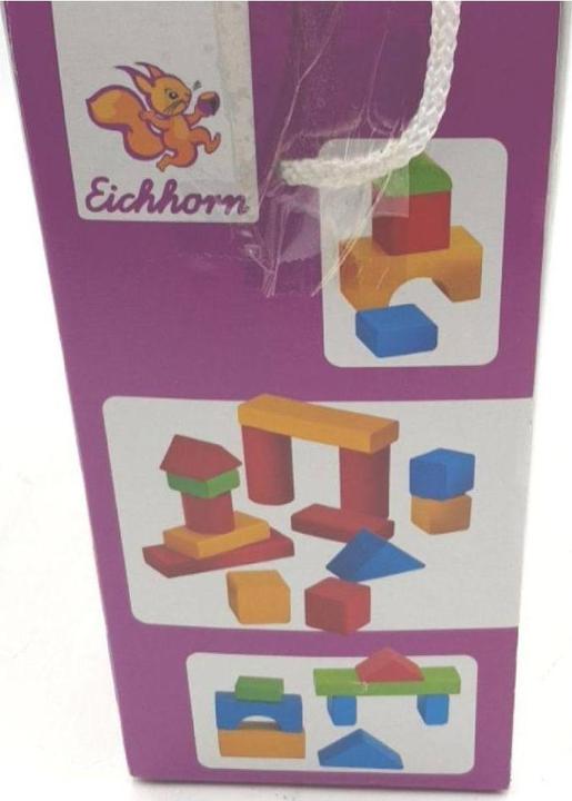 Actual product image Eichhorn Colourful wooden blocks Baby