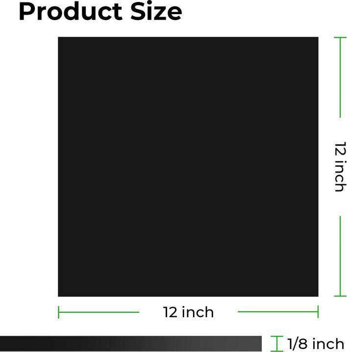 Actual product image XTool 3 mm Black Acrylic Sheets (3-Pack) (Accessories)