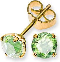 Image du produit Natsumi Schmuck Boucles d'oreilles 4 poignées en or jaune 18K/750 2 citrines 0.89ct. (750/18 K Or jaune)