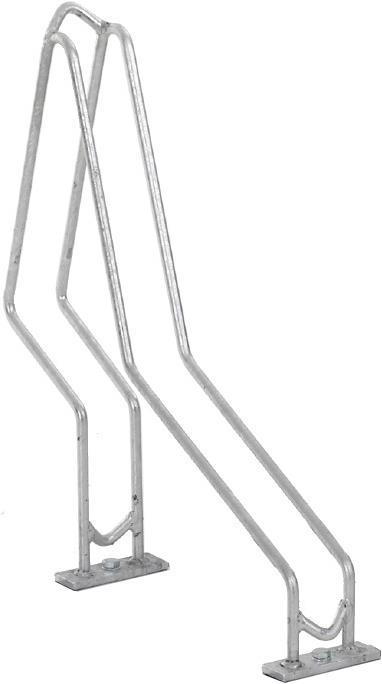 Actual product image Velopa MultiBike 3-piece bracket set to EcoRoof 160cm
