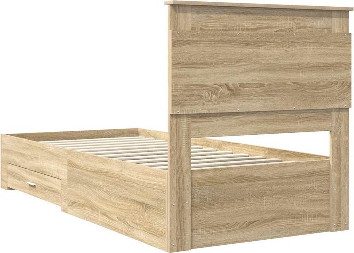 Image du produit vidaXL Aufbewahrungsbettgestell (75 x 190 cm)