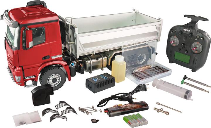 Productafbeelding Amewi 22643 Mercedes-Benz Arocs Pro 6x6 1:14 elektrische RC modeltruck RtR incl. oplaadbare batterij, (RTR Gereed voor gebruik)