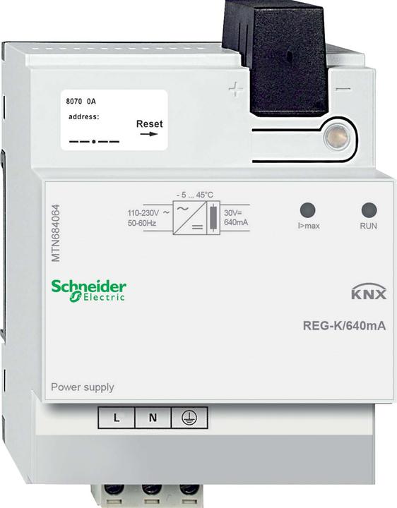 Alimentation KNX REG-K/640 mA, gris clair