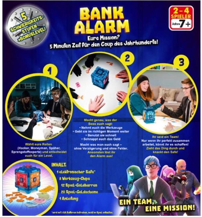 Actual product image Megableu Bank Alarm (German)