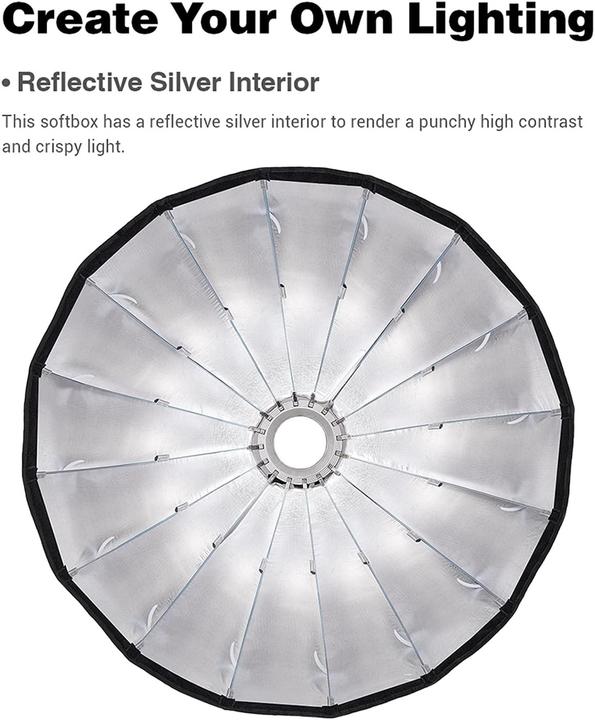 Actual product image Godox Quick Release Parabolic Softbox, 90 cm (Soft boxes, 90 cm)