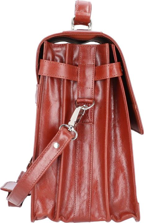 Immagine prodotto Alassio 47124 - Cartella MOCCA, vera pelle, circa 38 x 30 x 16 cm, cognac (15")