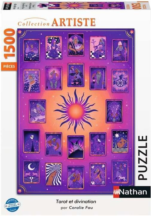 Image du produit Nathan Puzzle 1500 p - Tarot et divination (1500 pièces)