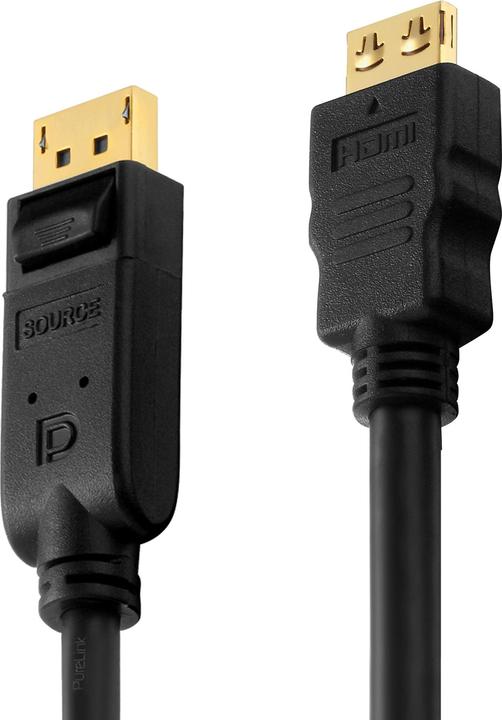 Image du produit Purelink DisplayPort — HDMI (Typ A) (1 m, DisplayPort, HDMI, 1.2)