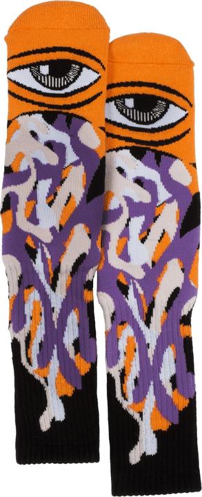 Actual product image Toy Machine Barfer Sect Crew Socks (Single pack, One size)