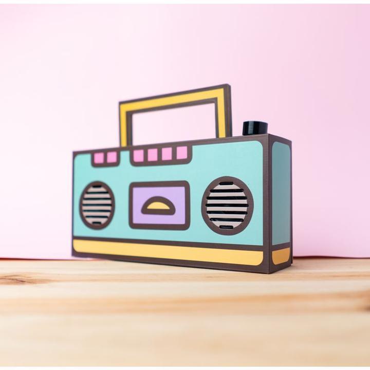 Actual product image Pusheen DIY Bluetooth Lautsprecher Boombox (Battery operated)