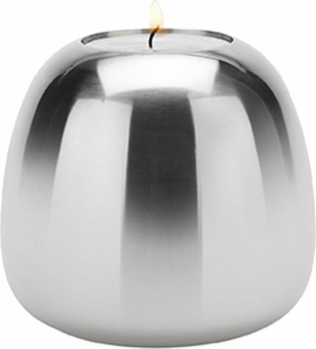 Actual product image Stelton Ora Steel candlestick (9 x 8 x 9 cm)