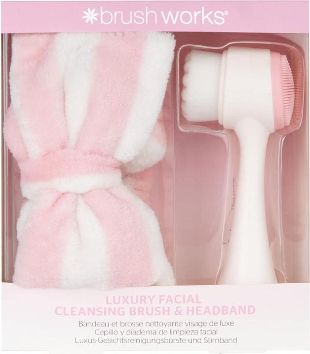 Produktbild Brush Works Luxus Reinigungsbürste und Stirnband Set für die Hautreinigung