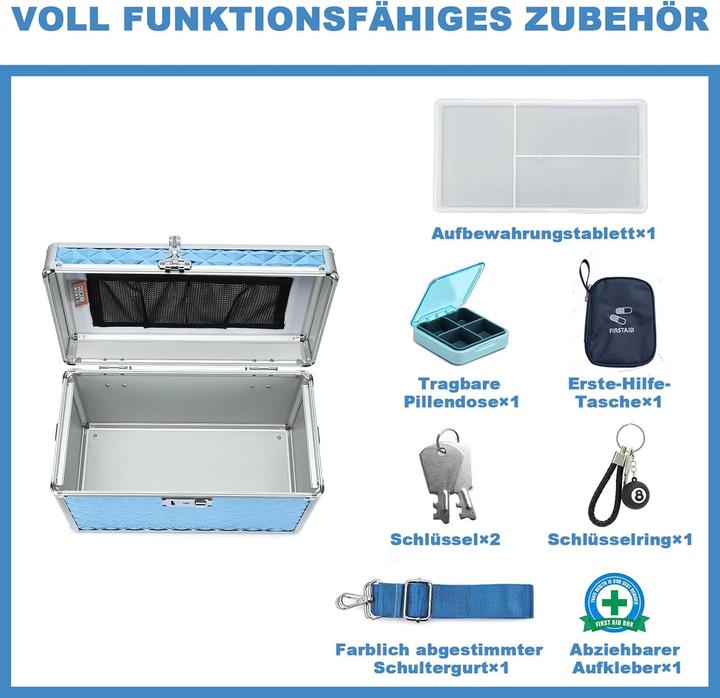 Produktbild Hewei Works Abschliessbare Medikamentenbox (2x)
