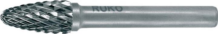 Ruko Milling cutter RBF Ø 16 mm Head length 25 mm Shank Ø 6 mm Carbide Blank Toothing KVZ 4