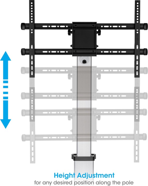 Actual product image Manhattan Multimedia TV-Ständer (Various, 86", 50 kg)