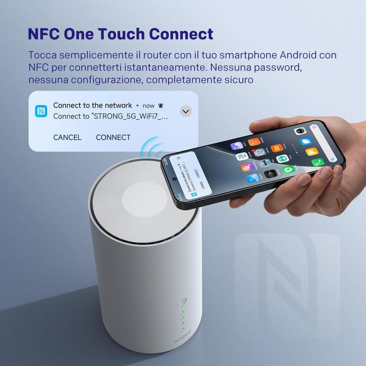 Actual product image Strong Router WIFI 7 Dual Band BE7200