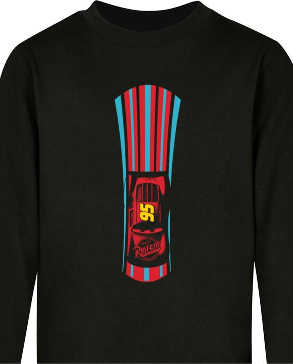 Produktbild Absolute Cult Kids Cars - Lightning McQueen Stripes Longsleeve - 134727 (110, 116)