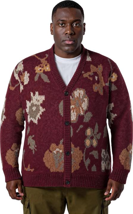 Produktbild Sthuge Strickjacke, oversized, florales Strickmuster, bis 7XL (L)