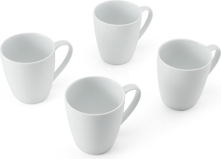 Actual product image Mikasa Chalk Porcelain Mugs, Set of 4, 380ml, White (0.38 l, 4x)