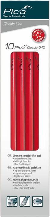 Produktbild Pica Zimmermannstift Classic 540 30 cm SB (2H, 10x)