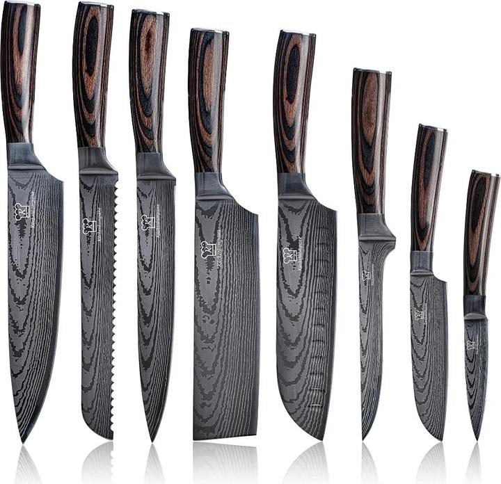 Actual product image Küchenkompane Asian Knife Set (18 cm)