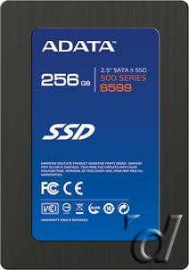 Immagine prodotto Adata SSD S599 256GB, SATA-II, 2,5 pollici, MLC (256 GB, 2.5")