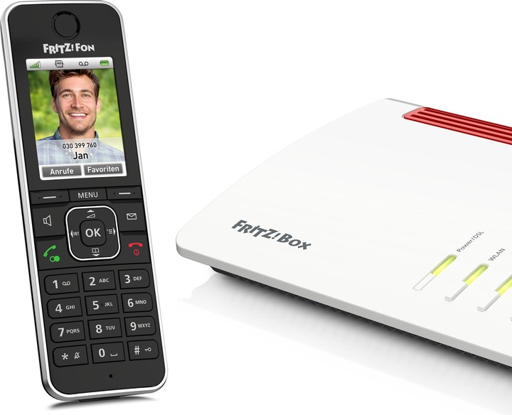 Immagine prodotto AVM Telefono cordless VoIP FRITZ!Fon C6 Black Edition