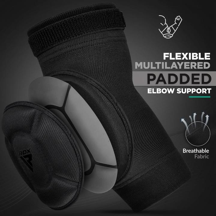 Produktbild Rdx Ellenbogenschutz aus Schaumstoff Schwarz/Schwarz-XL (XL)