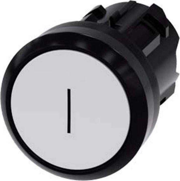 Actual product image Siemens SIRIUS ACT pushbutton front element plastic, white