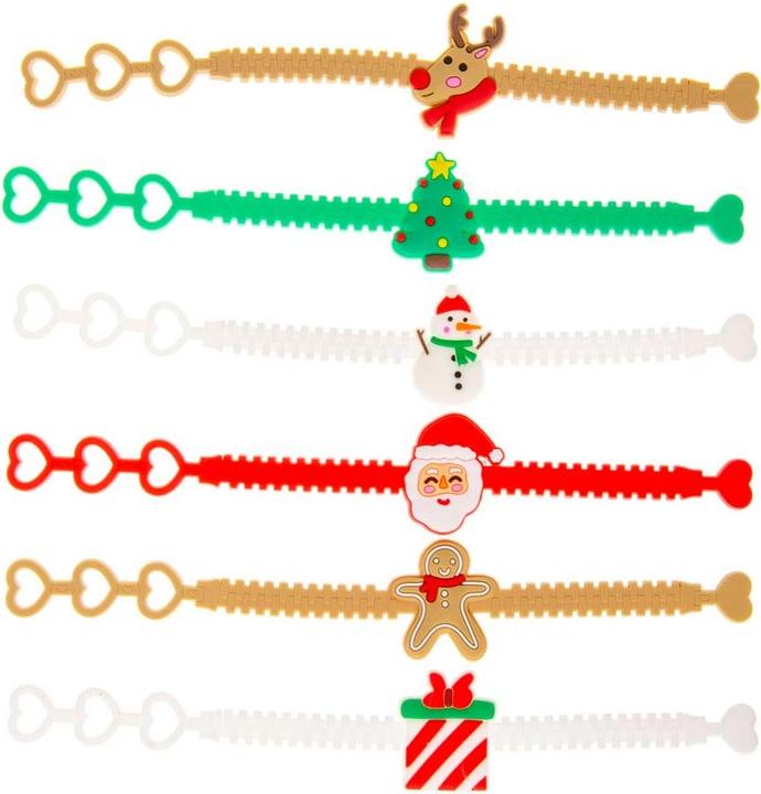 Immagine prodotto LG-Imports Braccialetti natalizi, set di 12 (19 cm, In plastica)