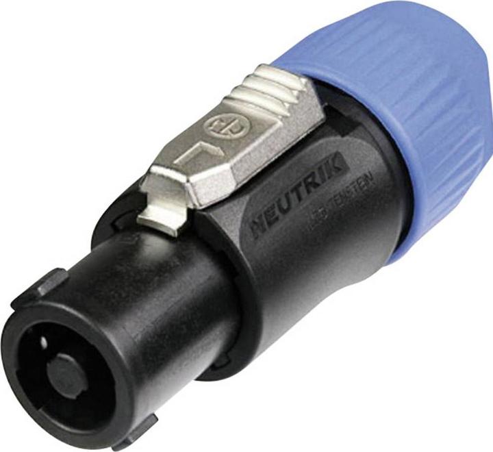 Produktbild Contrik Speakon-Kabelstecker 4pol. sw mit blauer Tuel