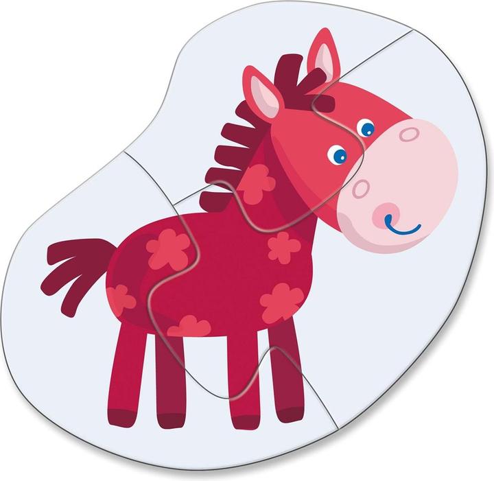 Productafbeelding Haba 4 eerste puzzels - dierenkinderen (4 onderdelen)